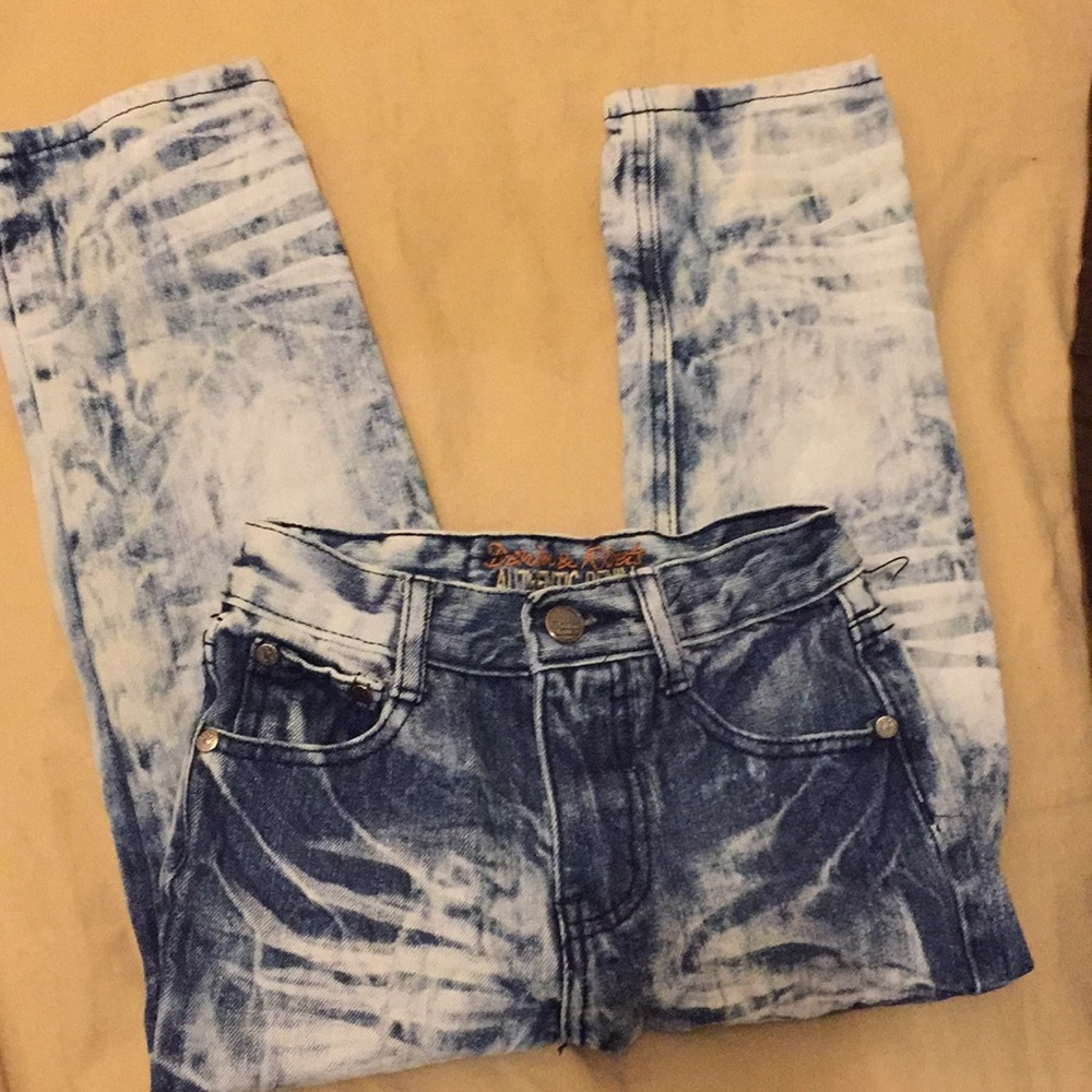 Size 5 acid wash boy jeans